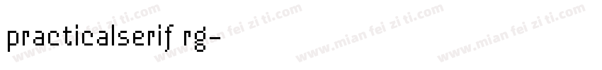 practicalserif rg字体转换